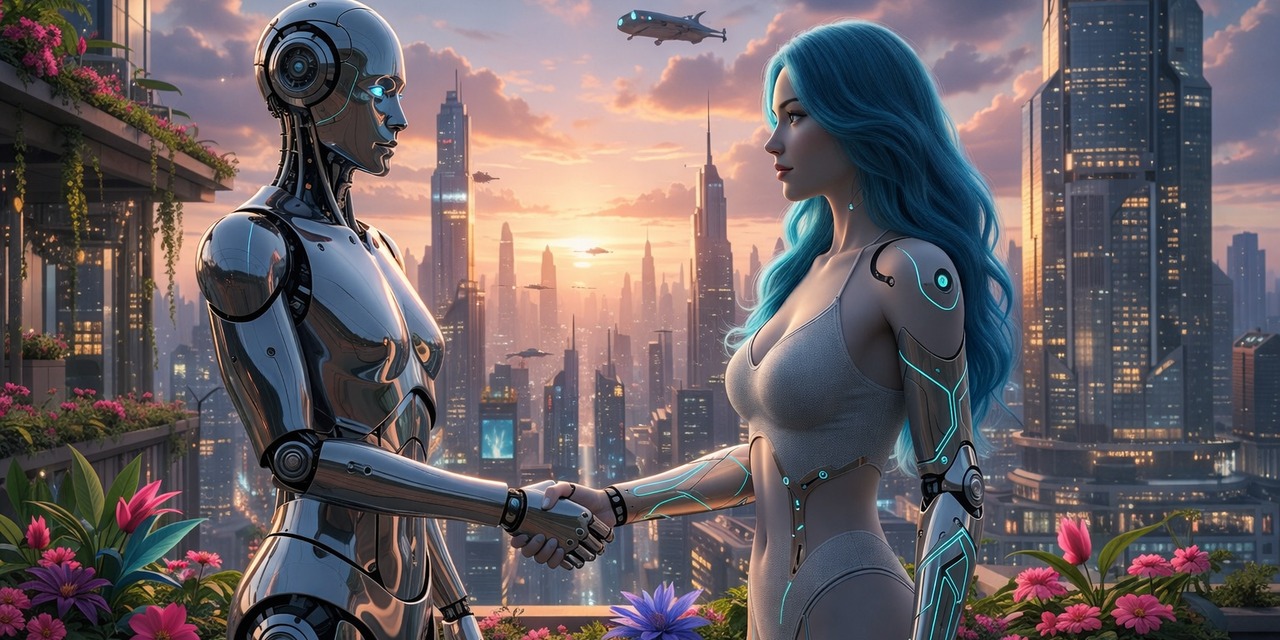 Handshake between human and AI